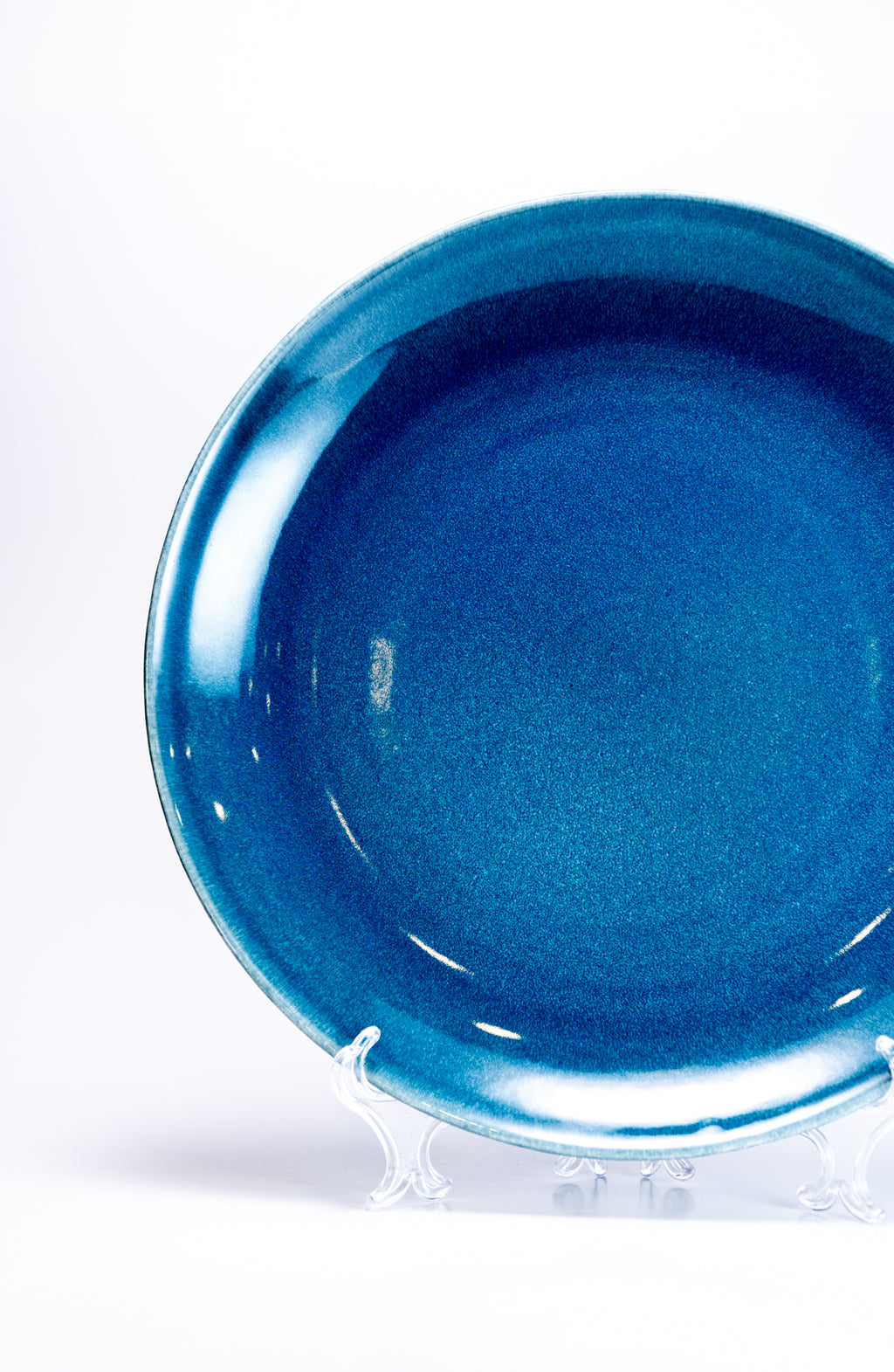 Blue Ceramic Plate Marker