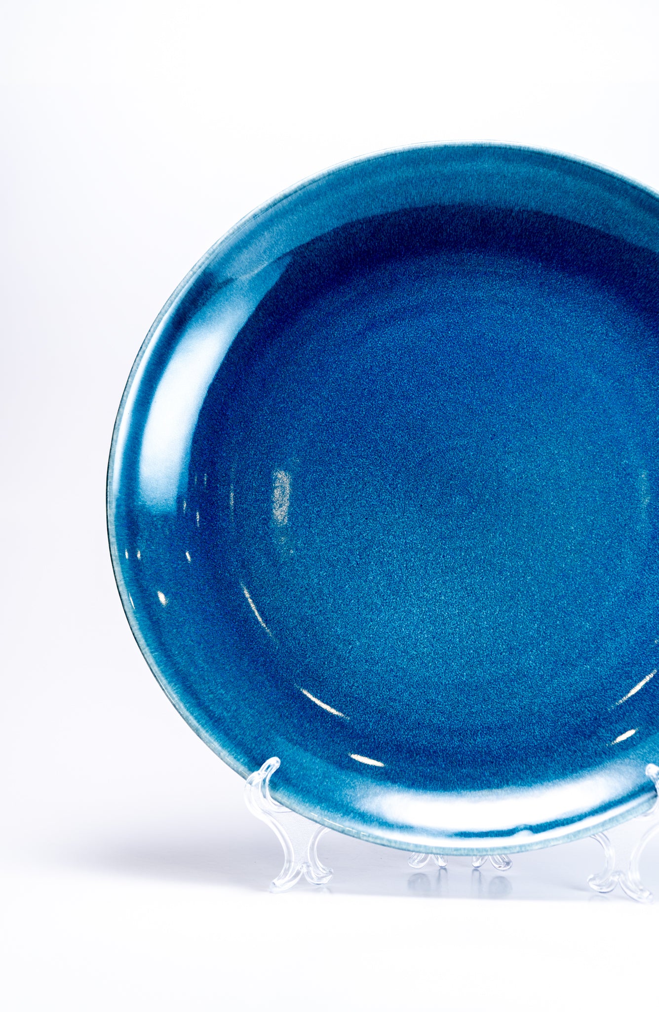 Blue Ceramic Plate Marker