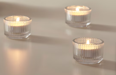 Porta Velas  t-light riscas