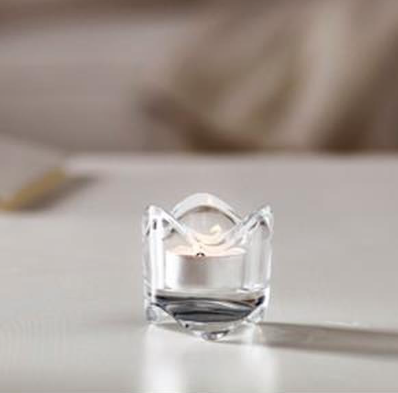 Porta Velas  t-light ondulado