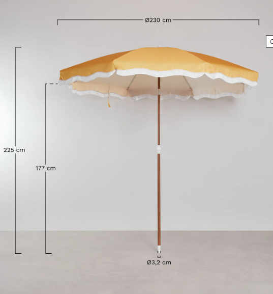 Chapéus de Sol Jarko Amarelo
