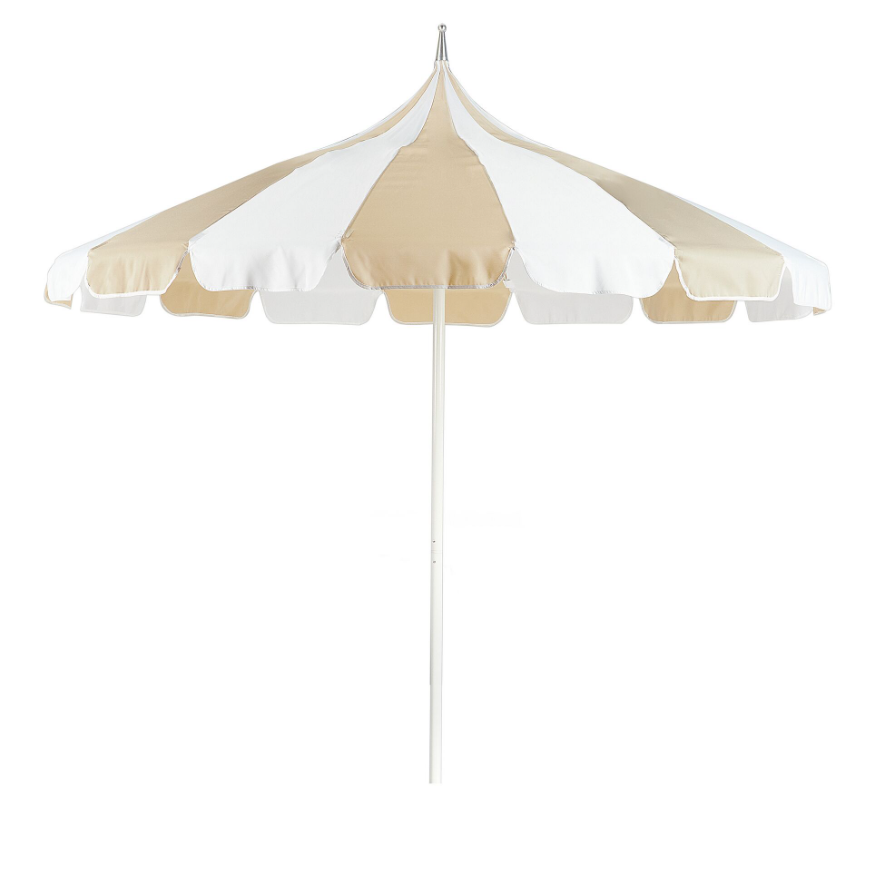 Chapéus de Sol Italiano Creme / Branco