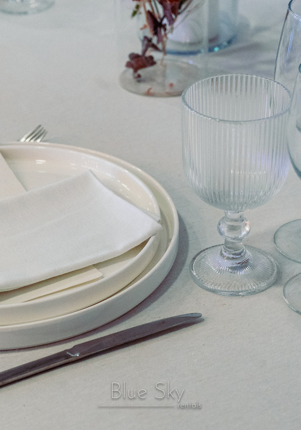 Raw White Linen Towel