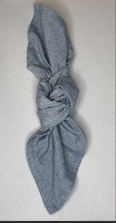 Serviette bleue