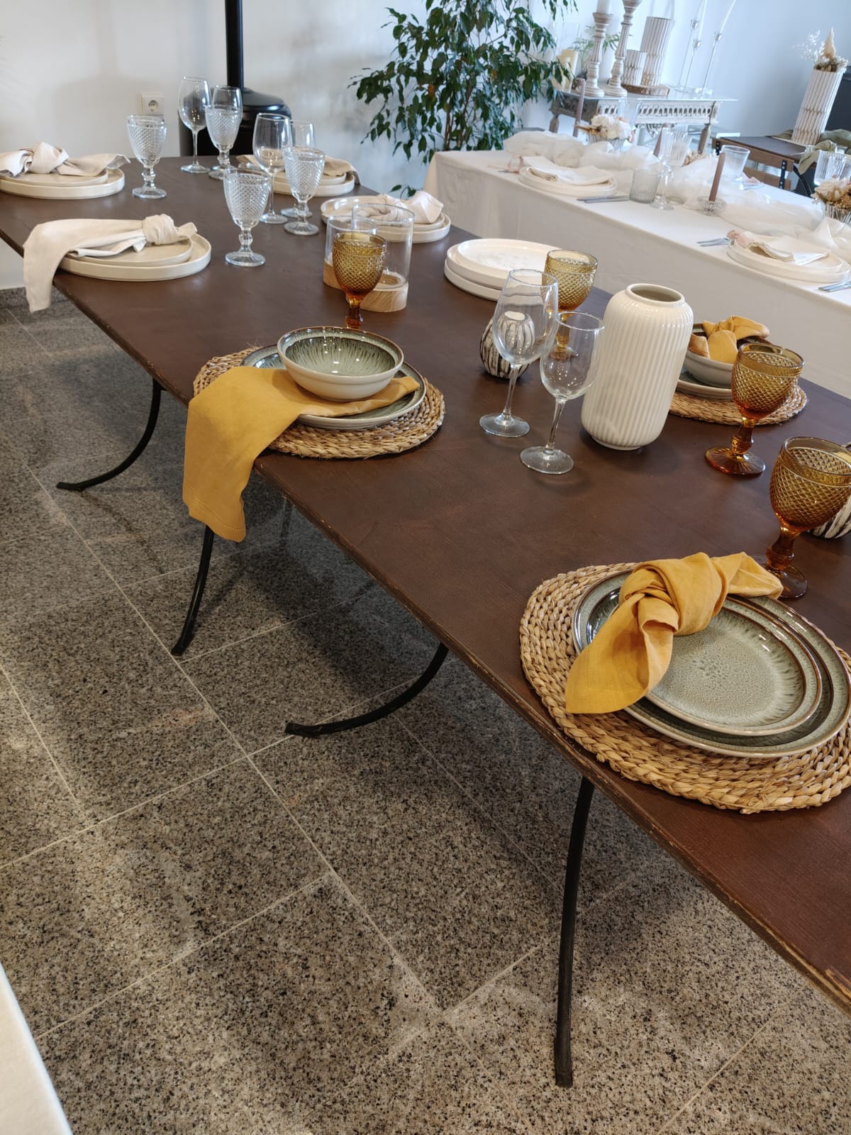 Mesa Rustica Retangular