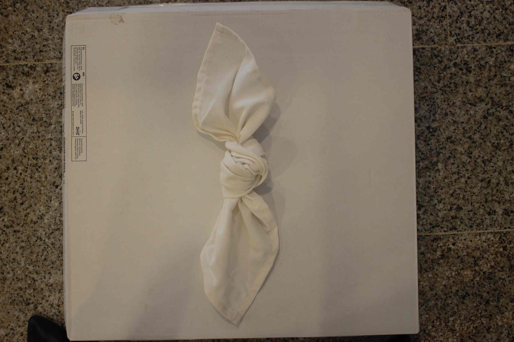 Serviette bleue