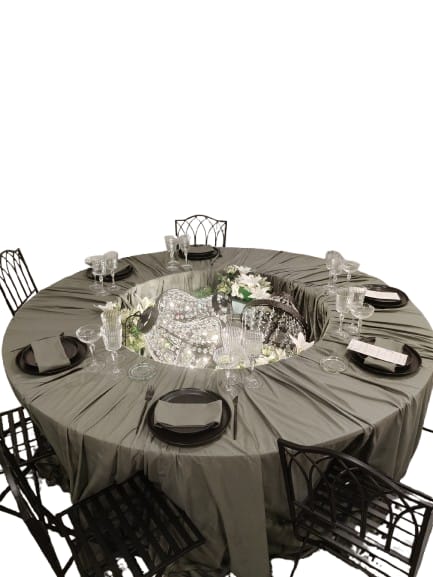 Mesa Redonda com Circulo Aberto