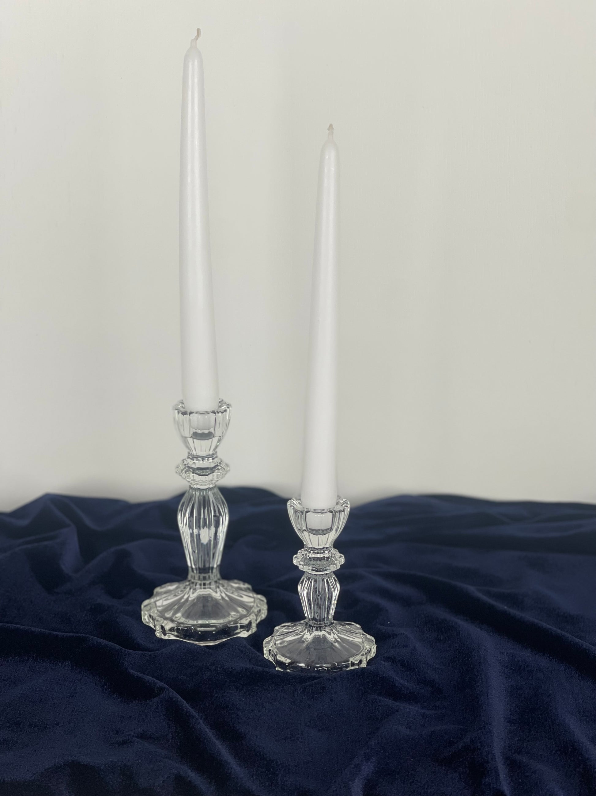 Castiçais Altos Cristal