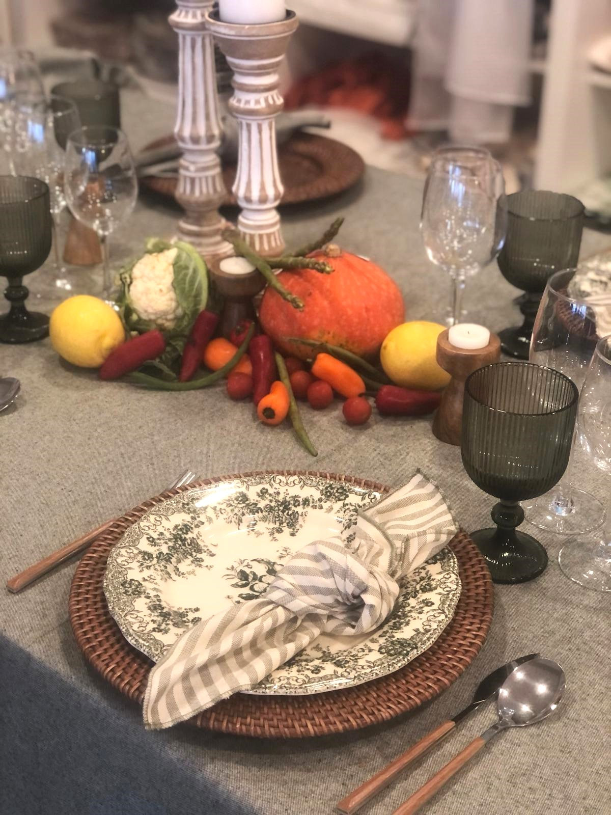 Toalha Duas Linhas Verde